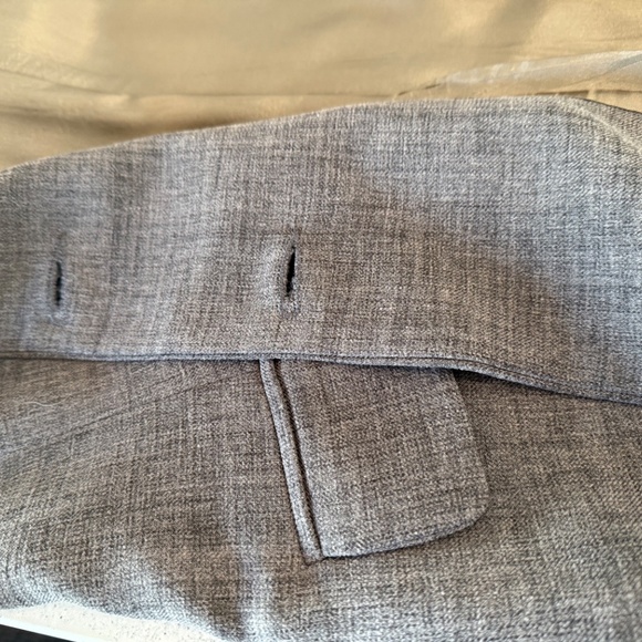 BEBE TAILORED GRAY FULL-LENGTH COAT - Picture 16 of 16